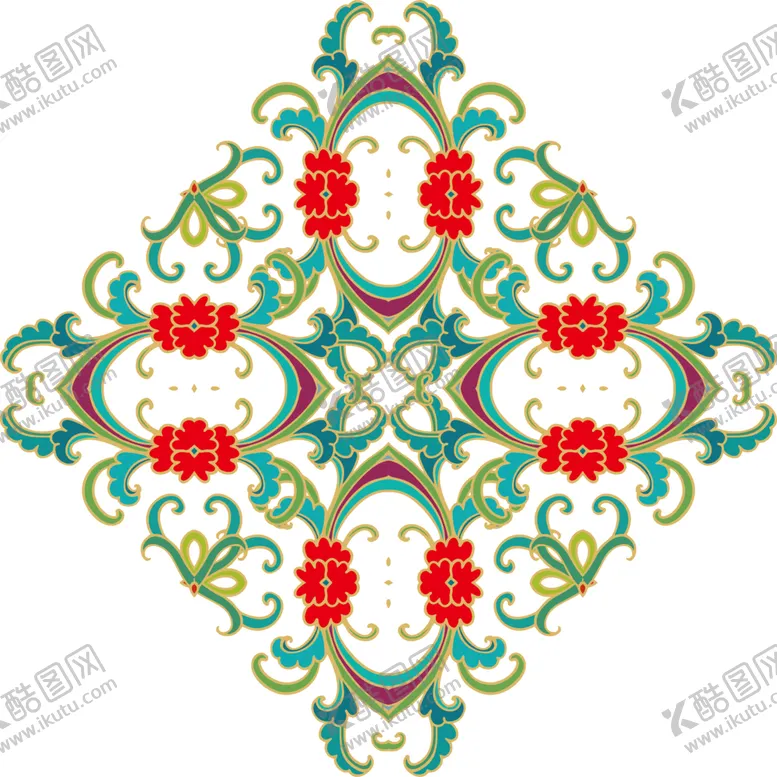 编号：85705001250342068181【酷图网】源文件下载-纹样花纹纹理古典吉祥纹