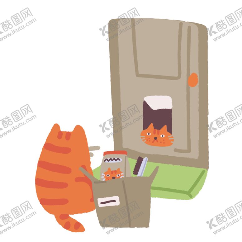 编号：48979902130738402644【酷图网】源文件下载-卡通猫  