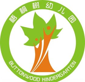 卡通幼儿园logo