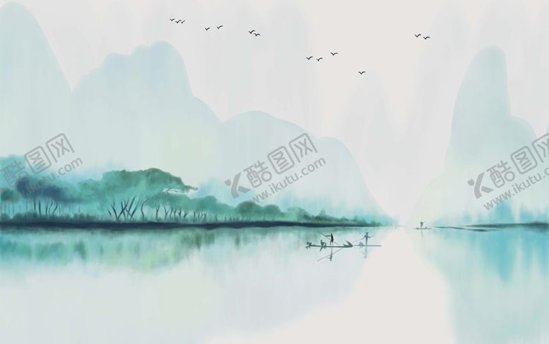 编号：32517809160053126780【酷图网】源文件下载-水墨背景