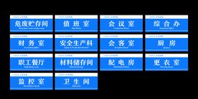 企业科室牌