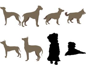卡通狗可爱小宠物犬类