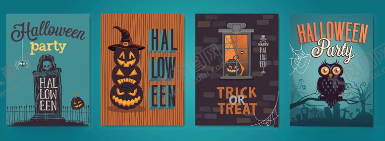 编号：75837011251200044390【酷图网】源文件下载-万圣节主题书籍封面展示