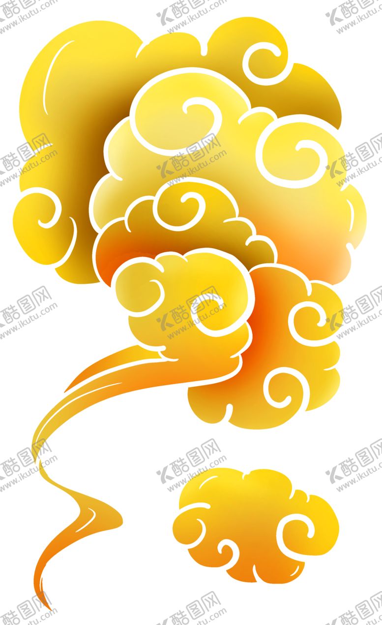 编号：14901606232225297905【酷图网】源文件下载-金色祥云
