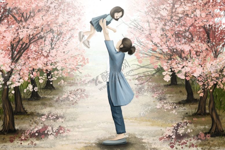 编号：94976801210707159496【酷图网】源文件下载-温馨母女情