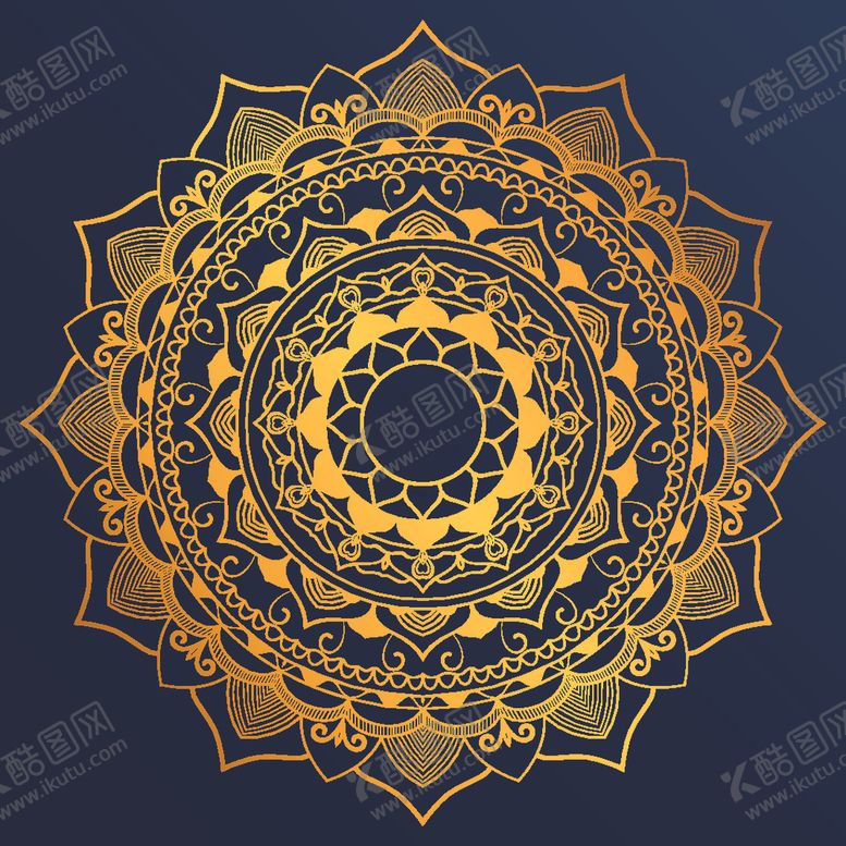 编号：98365310030109554389【酷图网】源文件下载-曼陀罗万花筒图案