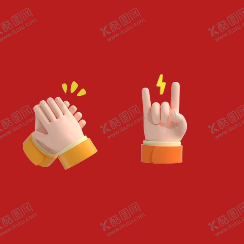 编号：27362101141326213916【酷图网】源文件下载-手绘手势手语