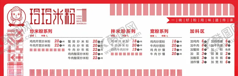 编号：35372804141032276570【酷图网】源文件下载-米线海报