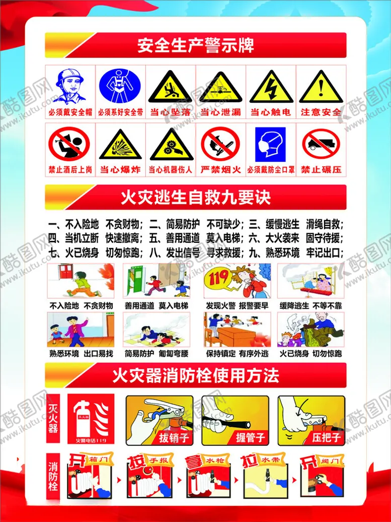 编号：14151002210708404455【酷图网】源文件下载-安全生产警示牌
