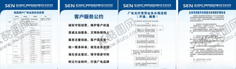 编号：41743110201104558100【酷图网】源文件下载-广电上墙资费客服公约