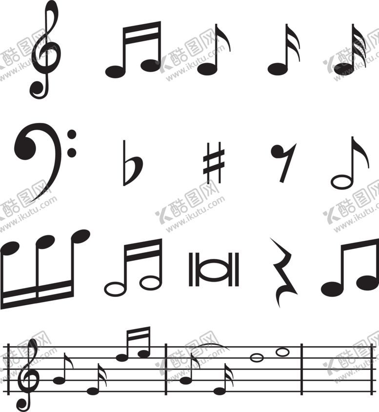 编号：38516806232040397583【酷图网】源文件下载-音乐符号