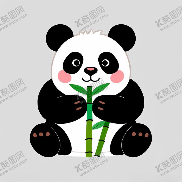 编号：76859502161239051059【酷图网】源文件下载-熊猫卡通熊猫