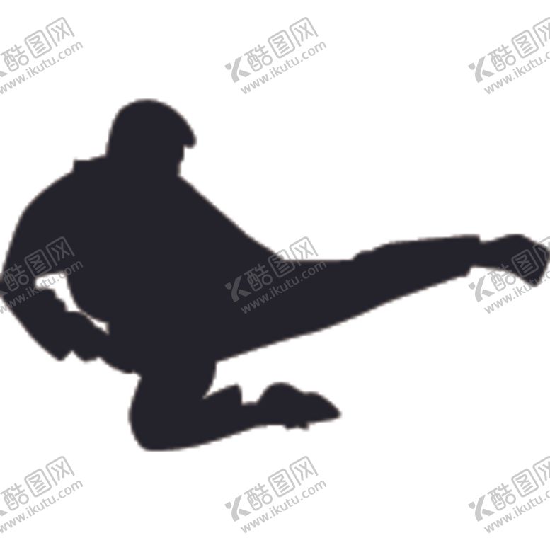 编号：96963204071623144736【酷图网】源文件下载-武术格斗剪影