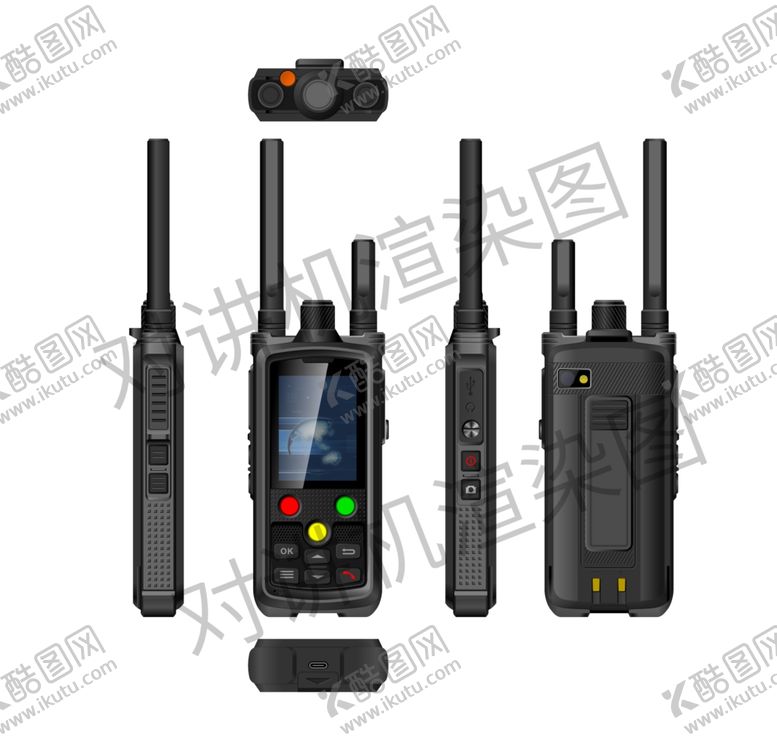 编号：78514809231940074965【酷图网】源文件下载-对讲机