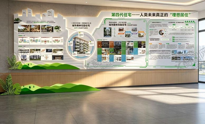 编号：90289105270938351270【酷图网】源文件下载-四代住宅文化墙