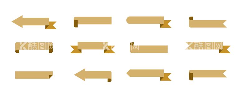 编号：30694812211605224011【酷图网】源文件下载-金色飘带