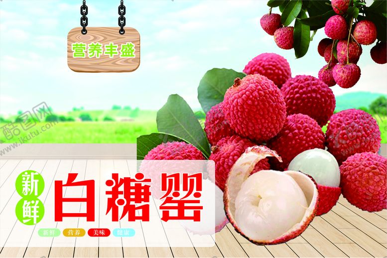 编号：38170601121646378499【酷图网】源文件下载-白糖罂荔枝