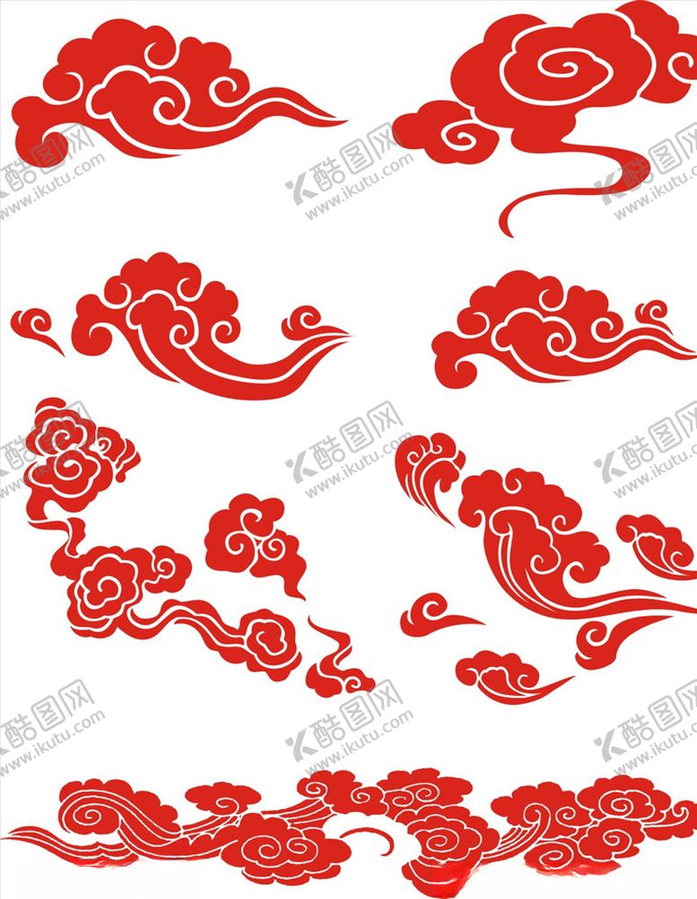 编号：27739607071847534364【酷图网】源文件下载-祥云花纹素材