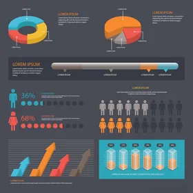 多彩数据可视化图表集合