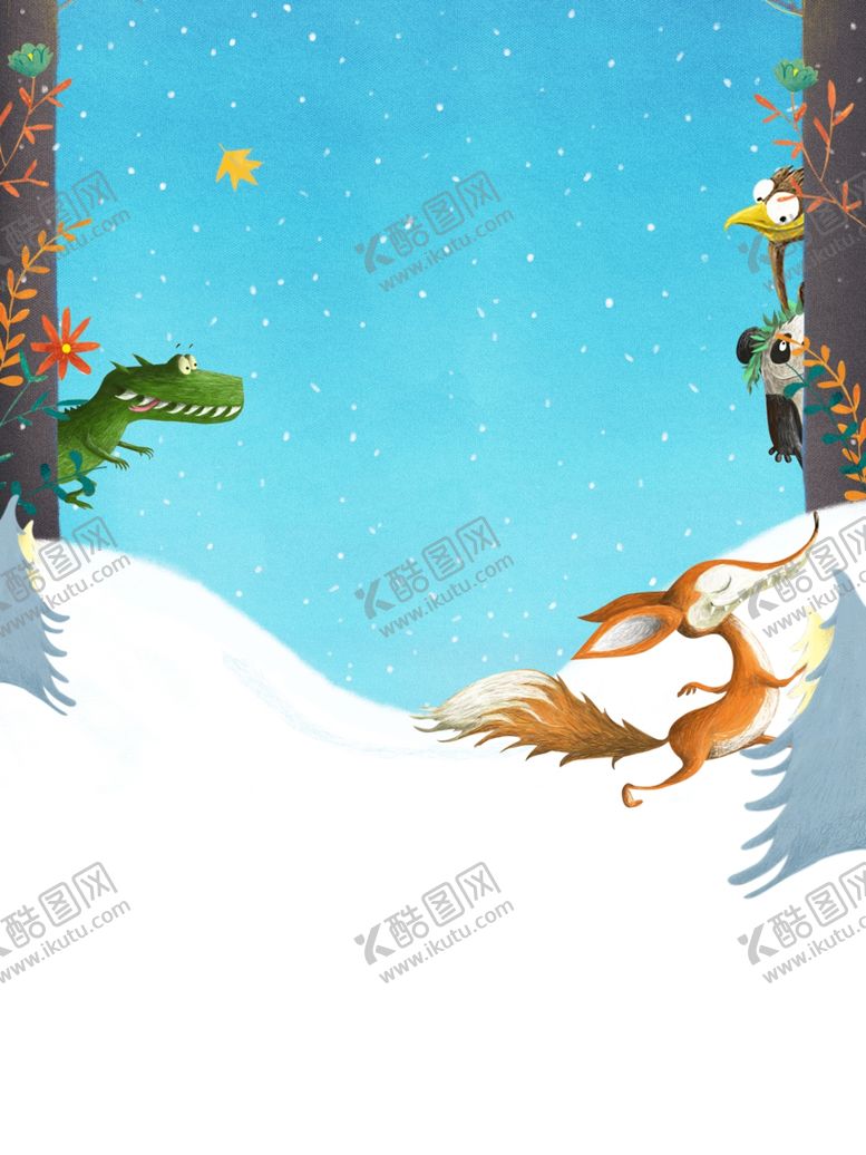 编号：90230709290706471988【酷图网】源文件下载-雪地森林