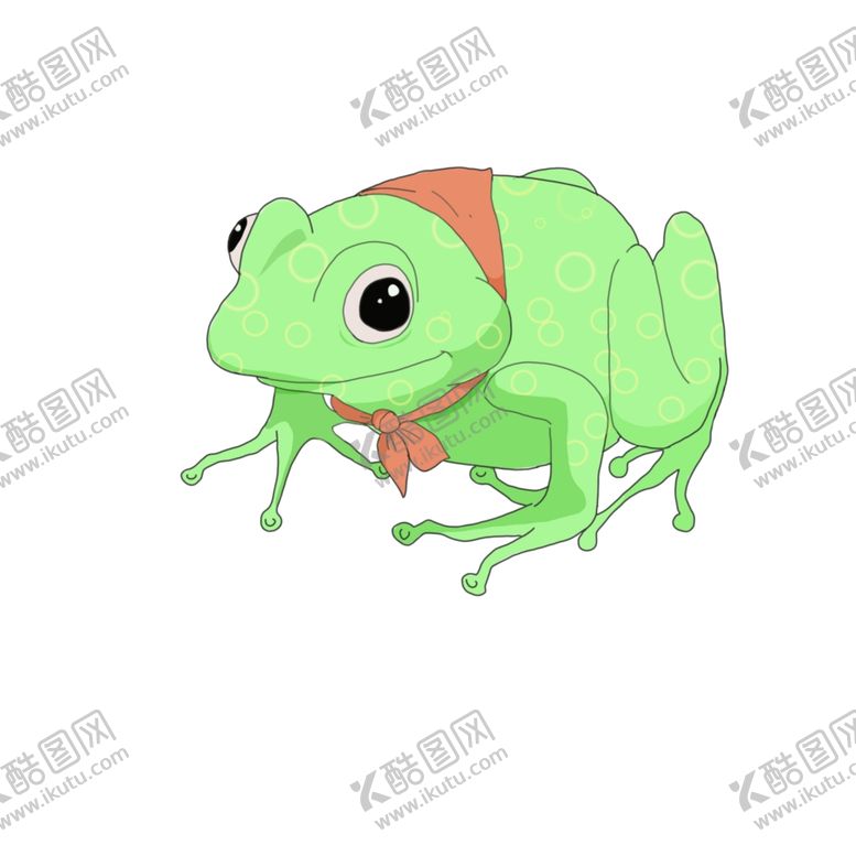 编号：75031604150056293225【酷图网】源文件下载-小青蛙插画