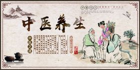 中医养生传统场景图
