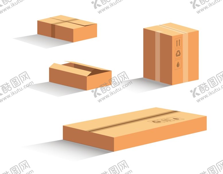编号：75267710090608234234【酷图网】源文件下载-纸箱样机
