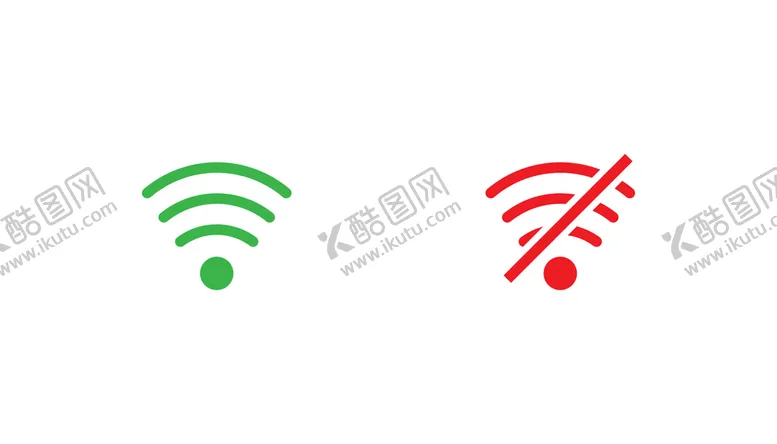 编号：61089509270836103607【酷图网】源文件下载-wifi图标 信号标志图片