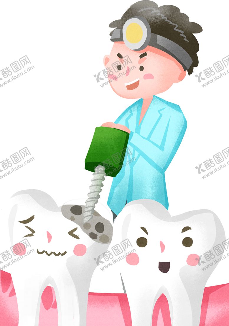 编号：48653112230208242270【酷图网】源文件下载-牙科插画