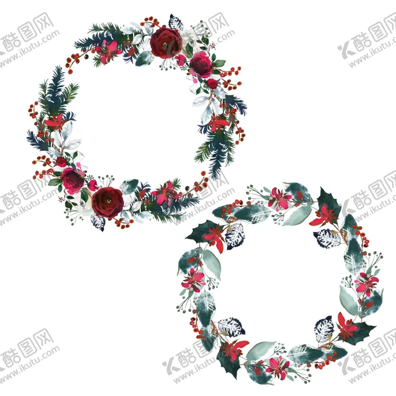 编号：49695307010915021119【酷图网】源文件下载-花环叶子花环