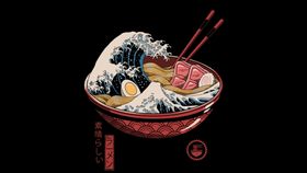 日式拉面创意图片