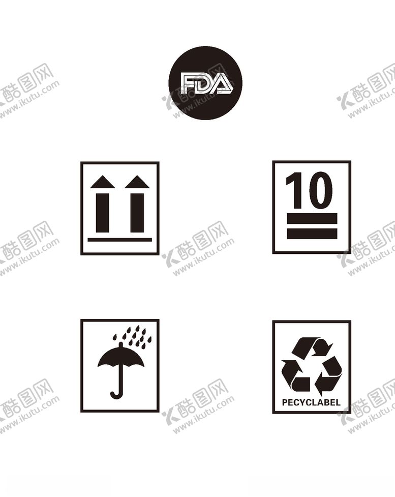 编号：25266110170447263757【酷图网】源文件下载-FDA食品药品标志
