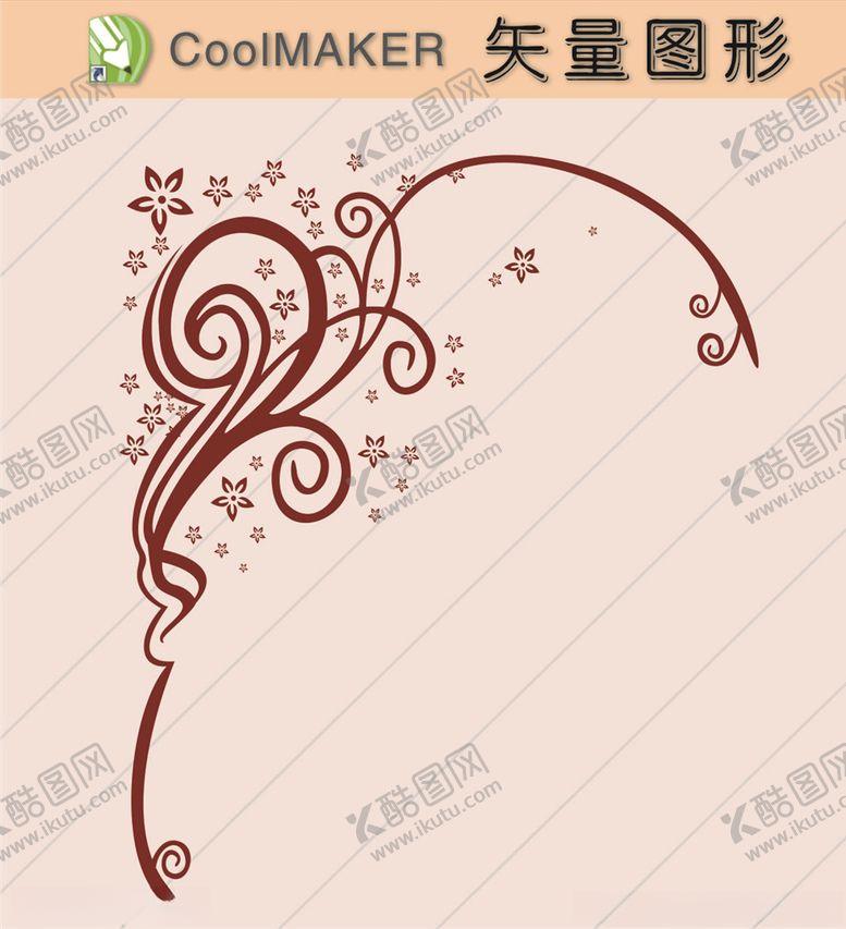 编号：58491810240741443896【酷图网】源文件下载-花草剪纸花草壁纸简洁手绘