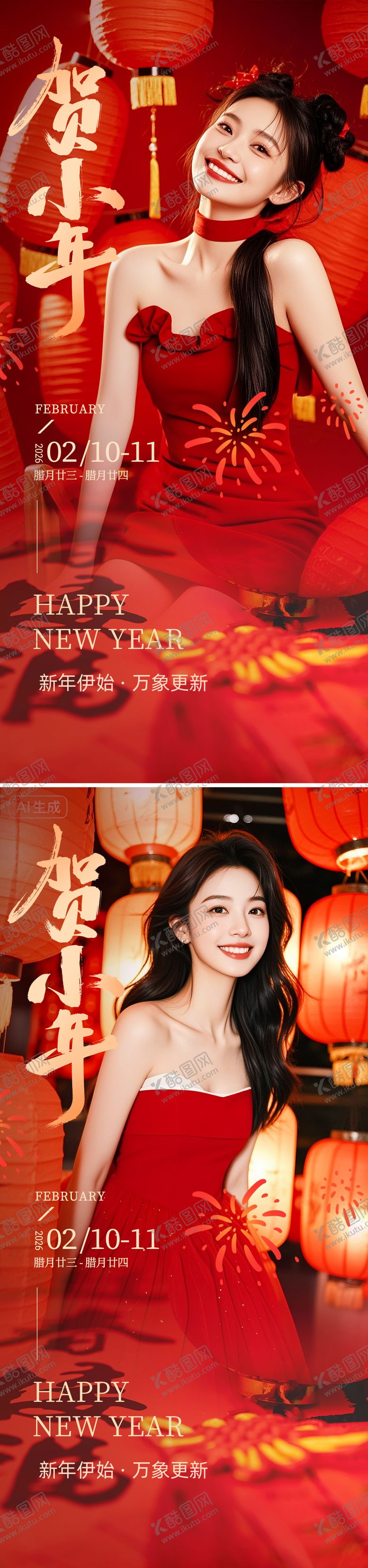 编号：54287601260223102523【酷图网】源文件下载-小年海报