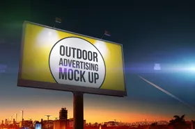 户外大屏广告展示样机