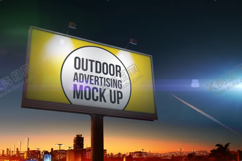 编号：51989609291112378036【酷图网】源文件下载-户外大屏广告展示样机