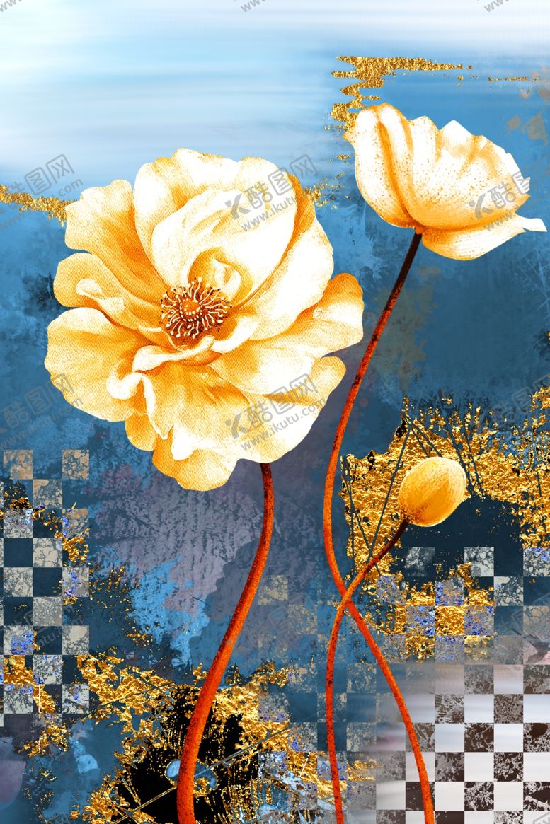 编号：33966202080522375194【酷图网】源文件下载-客厅画 三联画装饰画 