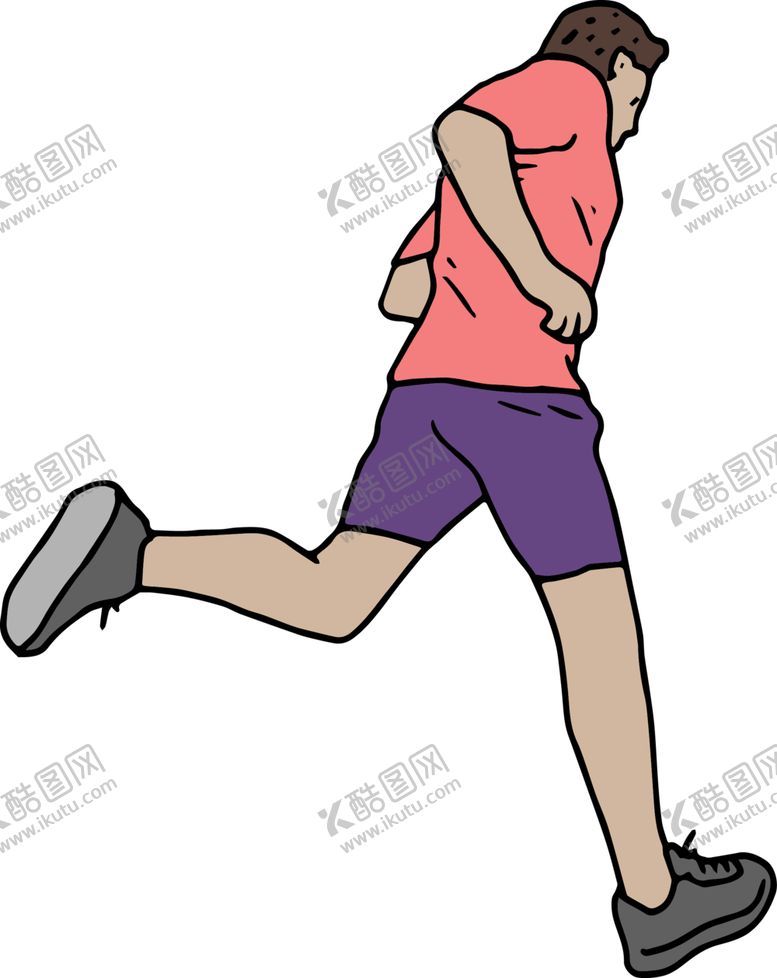 编号：94105309280700546294【酷图网】源文件下载-奔跑的人