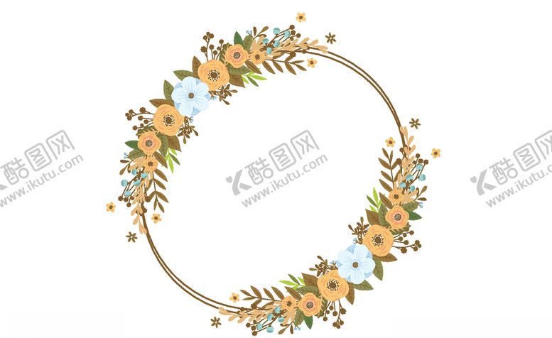 编号：98659509211826244294【酷图网】源文件下载-花环