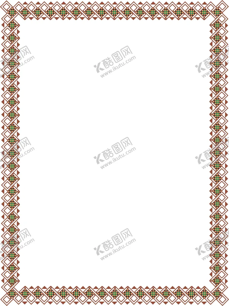 编号：89658204080046044688【酷图网】源文件下载-简约花纹边框