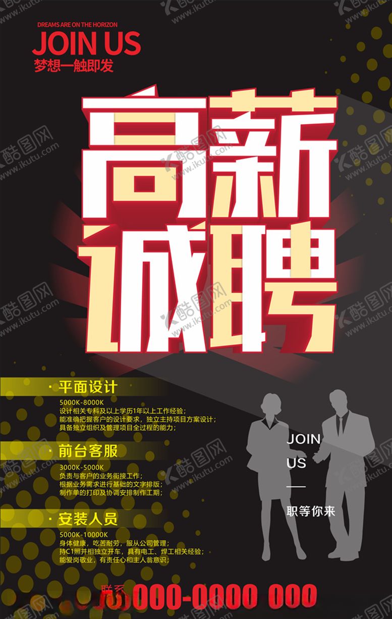 编号：71060005011355276663【酷图网】源文件下载-招聘海报