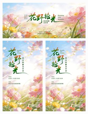 花野拾光活动主视觉KV