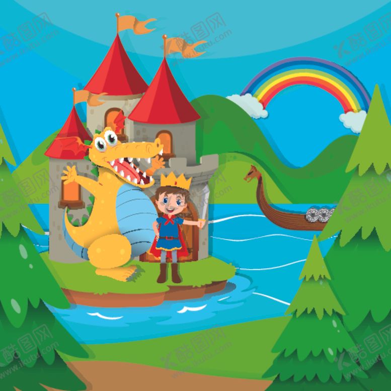 编号：58555009192302132649【酷图网】源文件下载-卡通恐龙