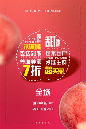 杨梅水果促销活动宣传海报素材