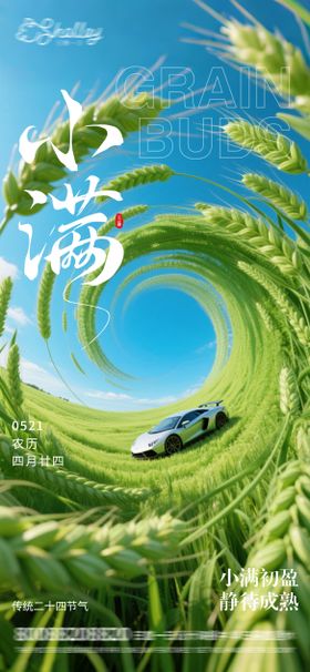 小满汽车海报