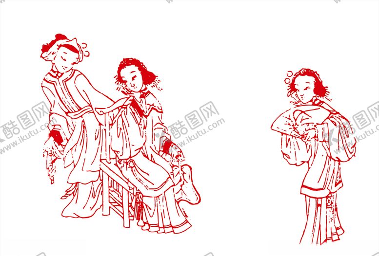 编号：24711209110536582240【酷图网】源文件下载-仕女图