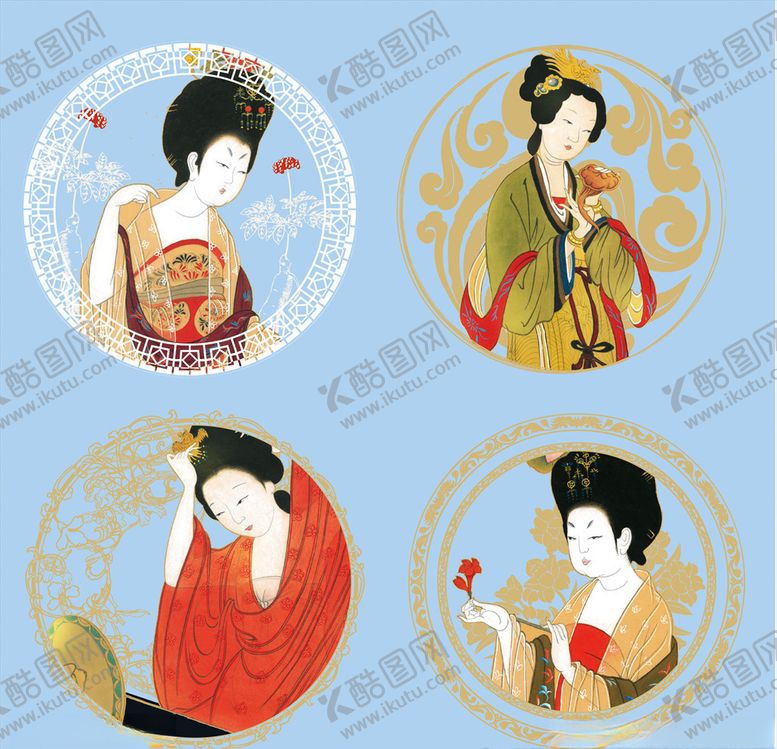 编号：87114906240324062256【酷图网】源文件下载-古代美人