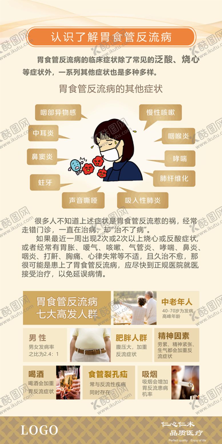编号：15064810111534005061【酷图网】源文件下载-胃食管反流展架