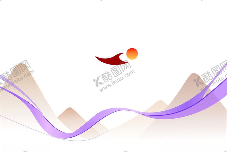 编号：75203504030823547742【酷图网】源文件下载-山峦间飞鸟伴红日