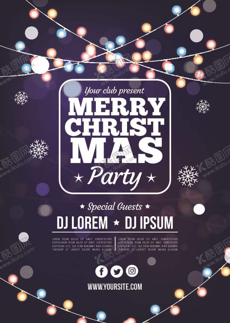 编号：30020910061554293656【酷图网】源文件下载-圣诞海报